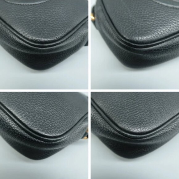 100% Authentic GUCCI SOHO Black Leather Disco Shoulder Bag - Picture 6 of 12